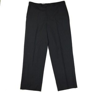 Caracciolo Napoli Italy Wool Pinstriped Pant‎